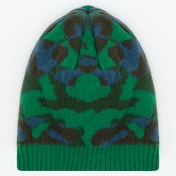 Ribbed camouflage beanie