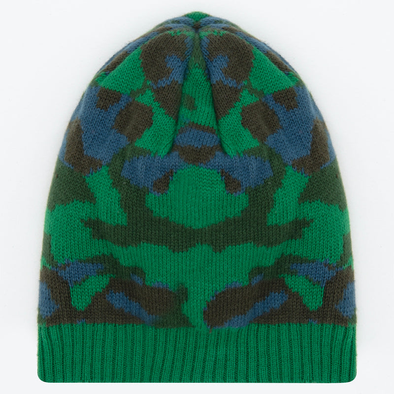 Ribbed camouflage beanie