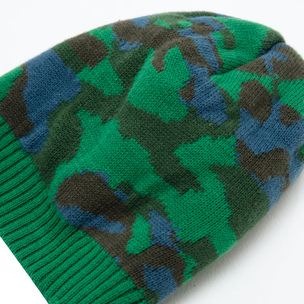 Ribbed camouflage beanie