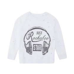 Printed cotton-jersey sweatshirt