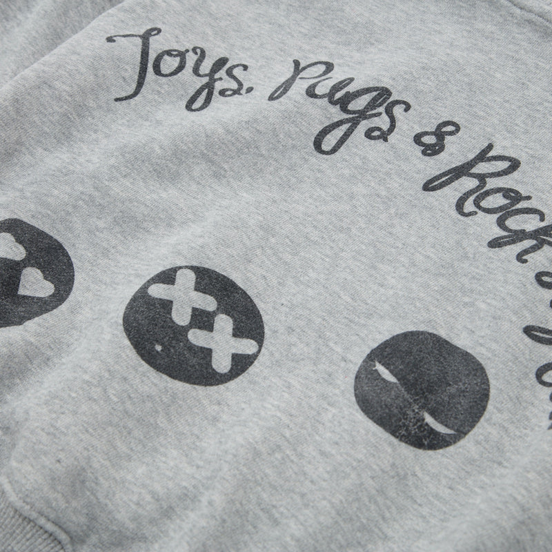 Printed cotton-terry hoodie