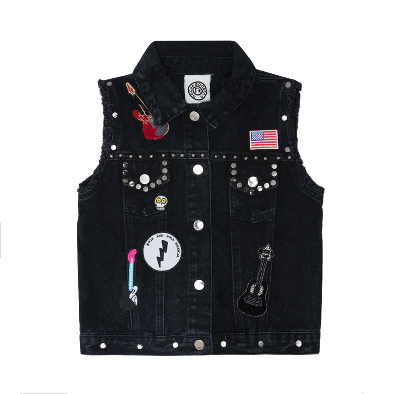 The Patch embellished denim jacket