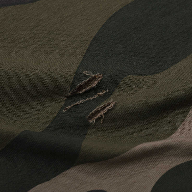 Camouflage-print cotton-jersey sweatshirt