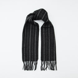 Striped Fringed scarf