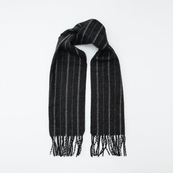 Striped Fringed scarf