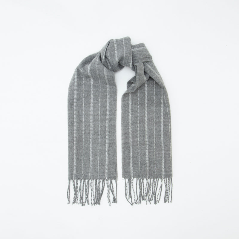 Striped Fringed scarf