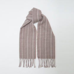 Striped Fringed scarf