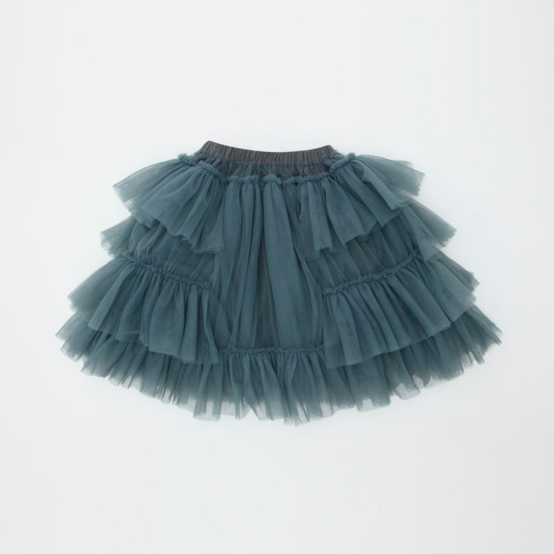 Think of Me shirred tulle skirt