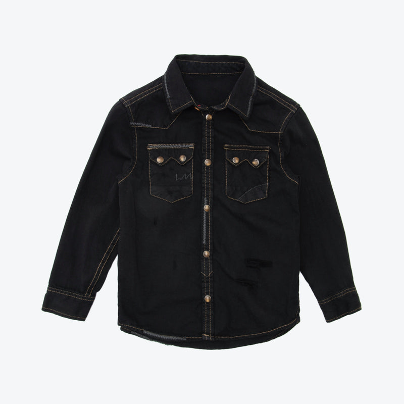 Childhood Slim-Fit Denim Shirt